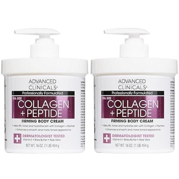Advanced Clinicals Collagen Peptides Body Lotion & Face Moisturizer | Peptide - Picture 7 of 7